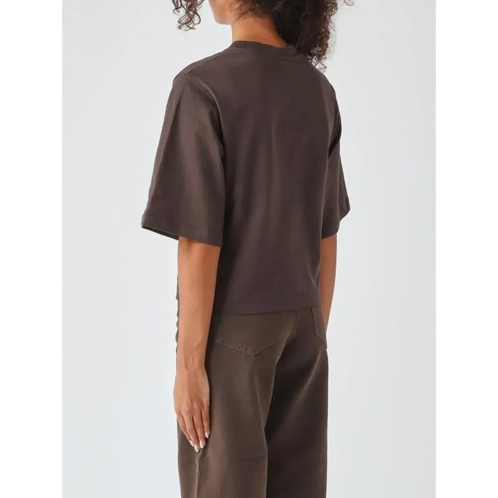 Pinko Women Pinko Cotton Short-Sleeve T-Shirt With Dropped Shoulders And Logo